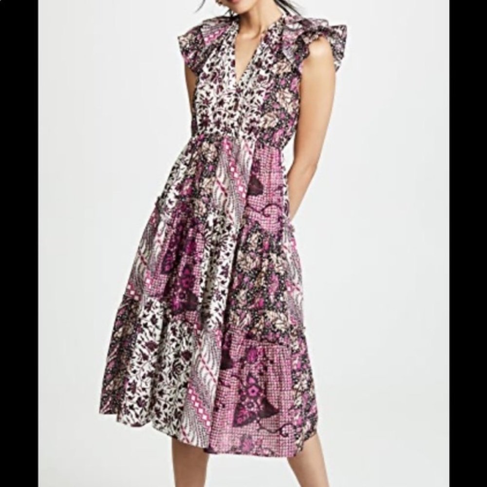 Ulla Johnson Asis dress size 4 in pink